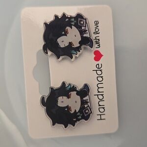 Nwt Handmade Genshin Xiao Impact Lapel Pins